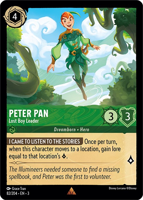 Peter Pan - Lost Boy Leader (82/204) [Into the Inklands] Lorcana Single Disney    | Red Claw Gaming