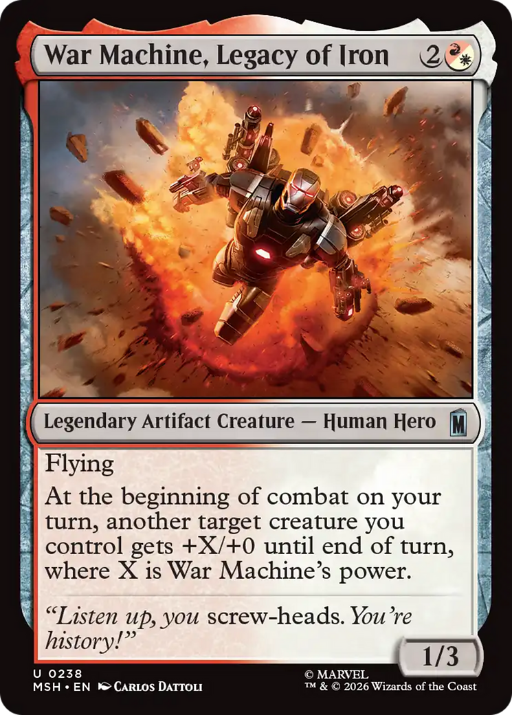 War Machine, Legacy of Iron [Marvel Super Heroes] | Red Claw Gaming