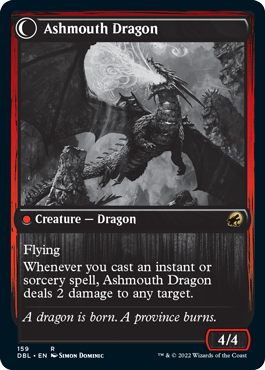 Smoldering Egg // Ashmouth Dragon [Innistrad: Double Feature] MTG Single Magic: The Gathering | Red Claw Gaming