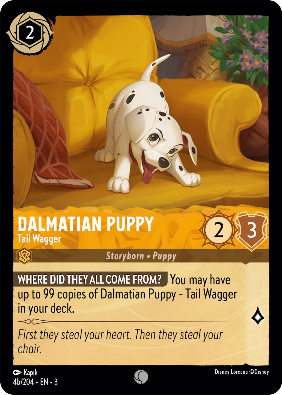 Dalmatian Puppy - Tail Wagger (4b) (4b/204) [Into the Inklands] Lorcana Single Disney    | Red Claw Gaming