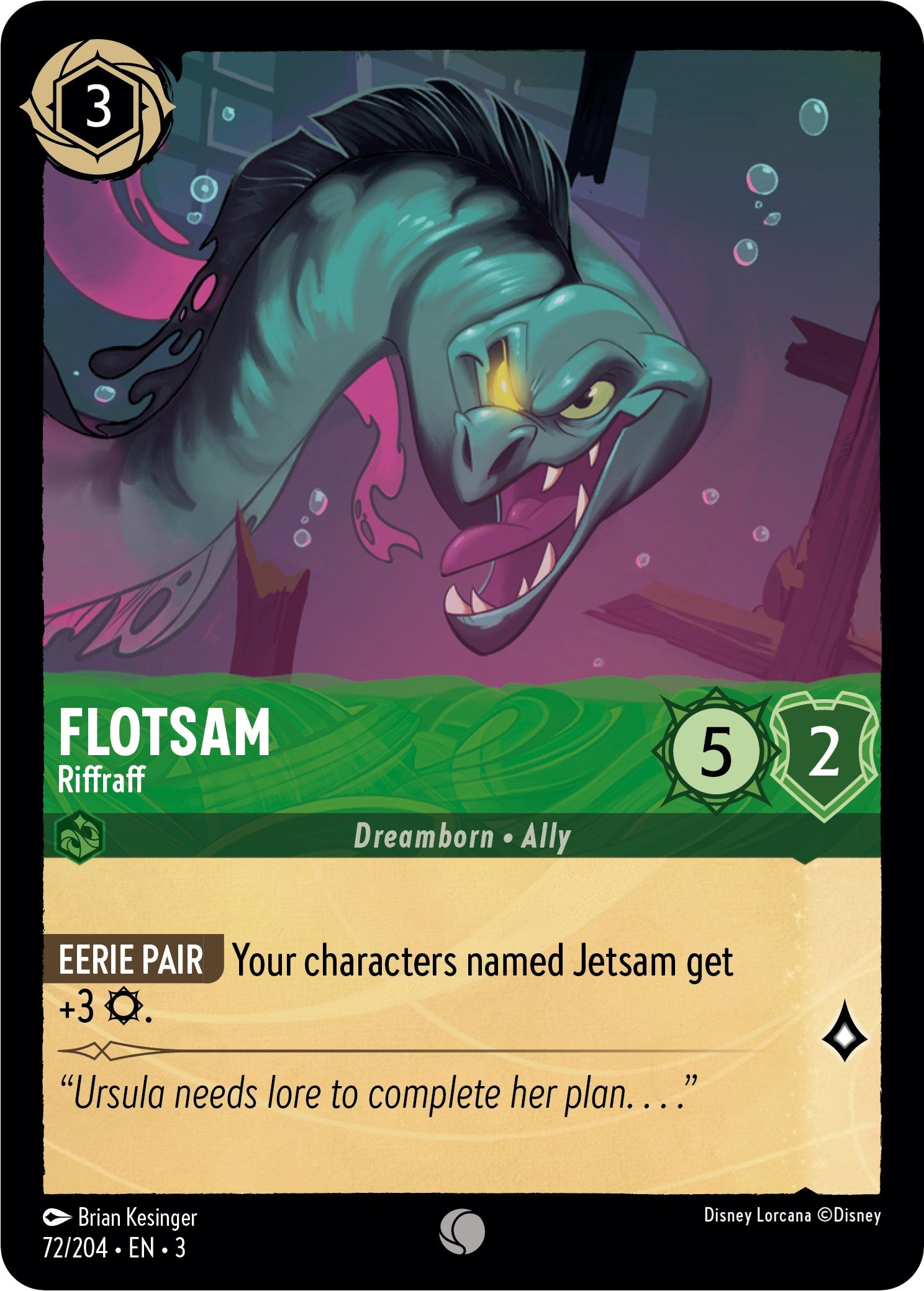 Flotsam - Riffraff (72/204) [Into the Inklands] Lorcana Single Disney    | Red Claw Gaming