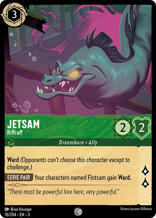 Jetsam - Riffraff (76/204) [Into the Inklands] Lorcana Single Disney    | Red Claw Gaming