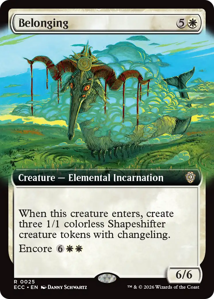 Belonging (Extended Art) [Lorwyn Eclipsed Commander] | Red Claw Gaming