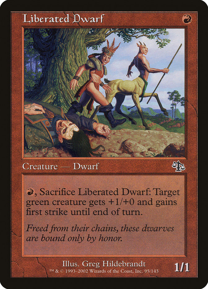 Liberated Dwarf [Judgment] MTG Single Magic: The Gathering | Red Claw Gaming