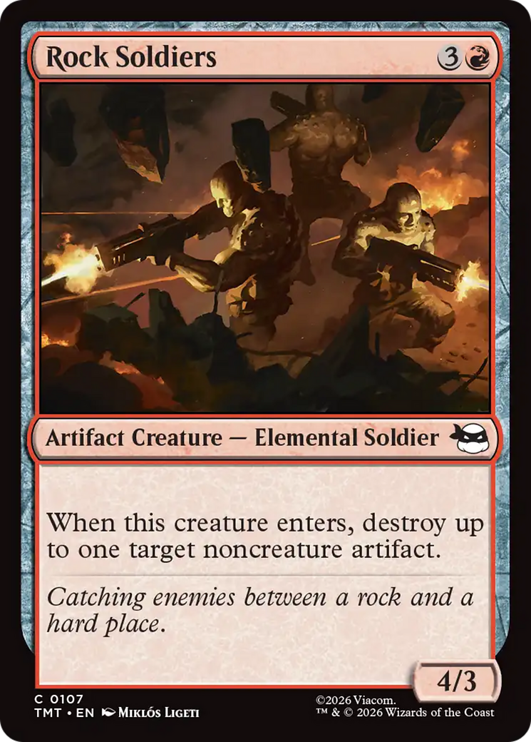 Rock Soldiers [Teenage Mutant Ninja Turtles] MTG Single Magic: The Gathering | Red Claw Gaming