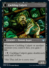 Panicked Bystander // Cackling Culprit [Innistrad: Crimson Vow] MTG Single Magic: The Gathering | Red Claw Gaming