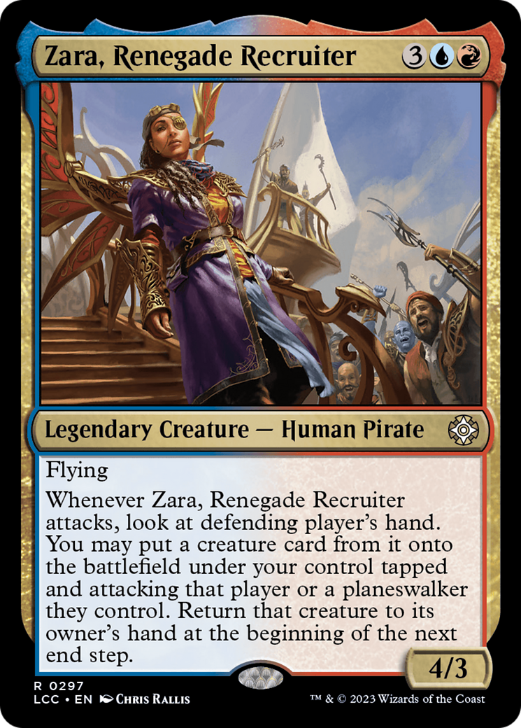 Zara, Renegade Recruiter [The Lost Caverns of Ixalan Commander] MTG Single Magic: The Gathering | Red Claw Gaming