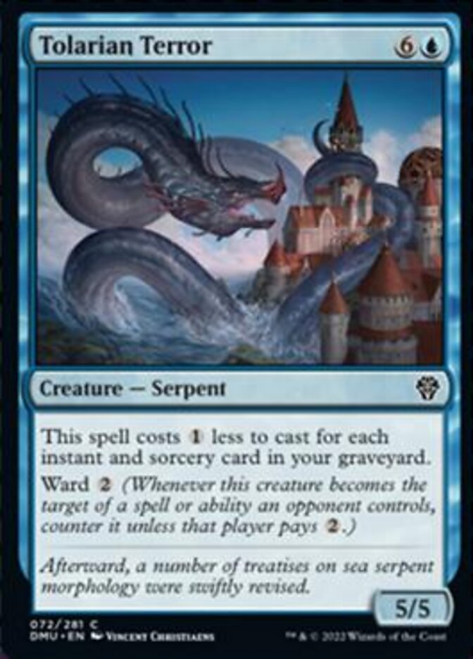 Tolarian Terror [Dominaria United] MTG Single Magic: The Gathering | Red Claw Gaming