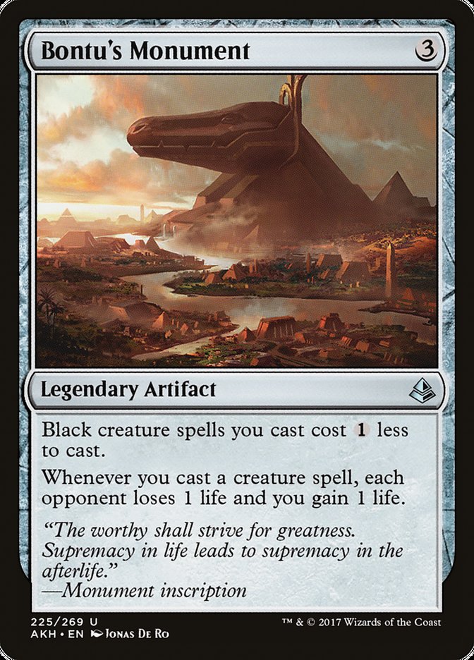 Bontu's Monument [Amonkhet] MTG Single Magic: The Gathering | Red Claw Gaming