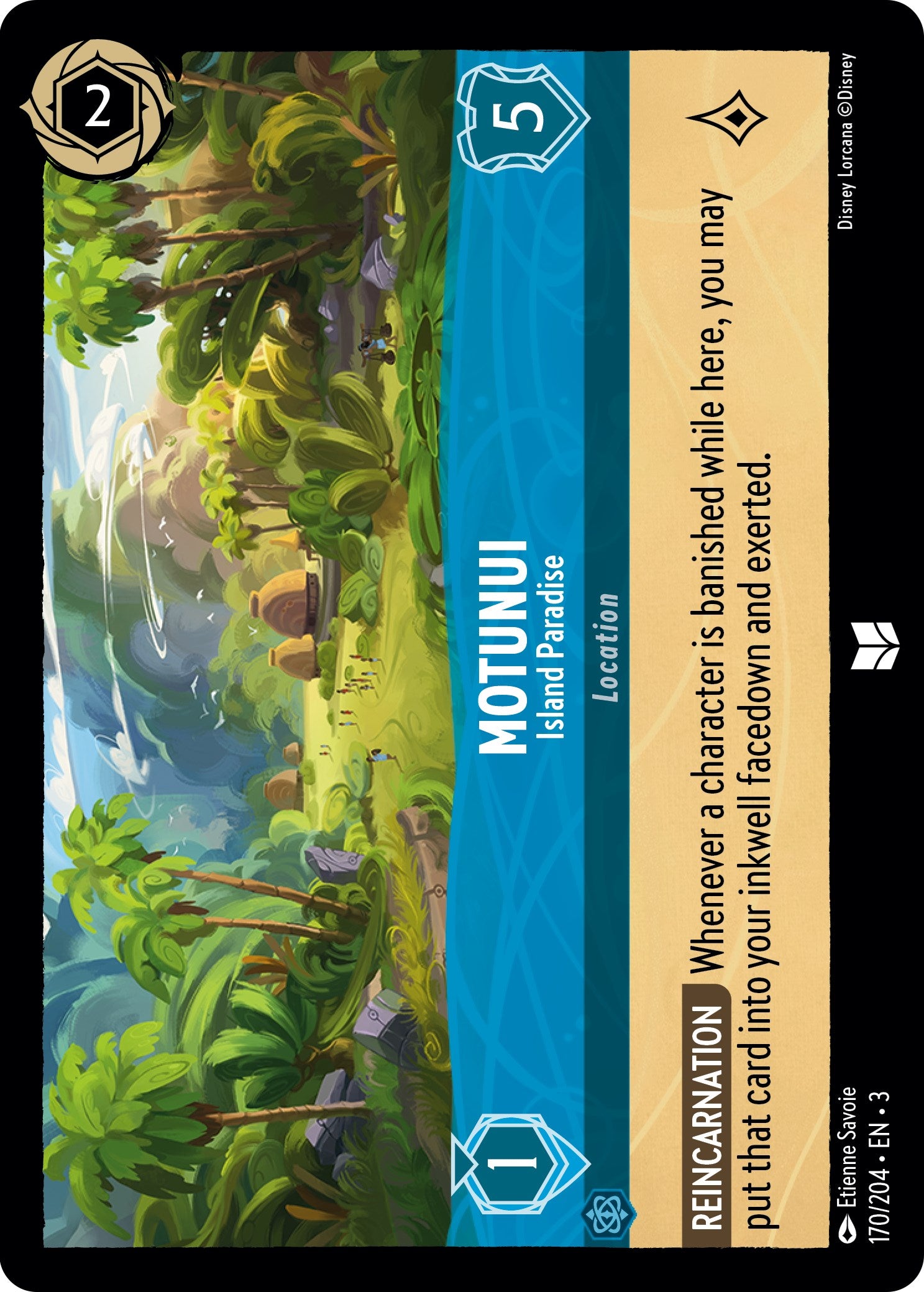Motunui - Island Paradise (170/204) [Into the Inklands] Lorcana Single Disney    | Red Claw Gaming
