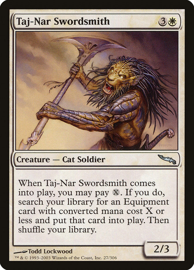 Taj-Nar Swordsmith [Mirrodin] MTG Single Magic: The Gathering | Red Claw Gaming
