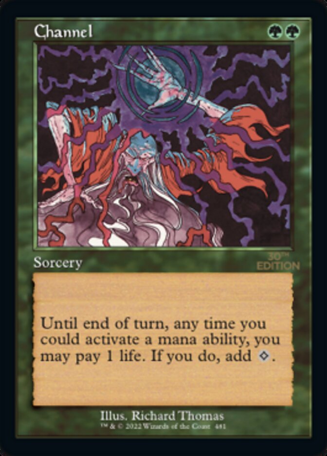 Channel (Retro) [30th Anniversary Edition] MTG Single Magic: The Gathering | Red Claw Gaming