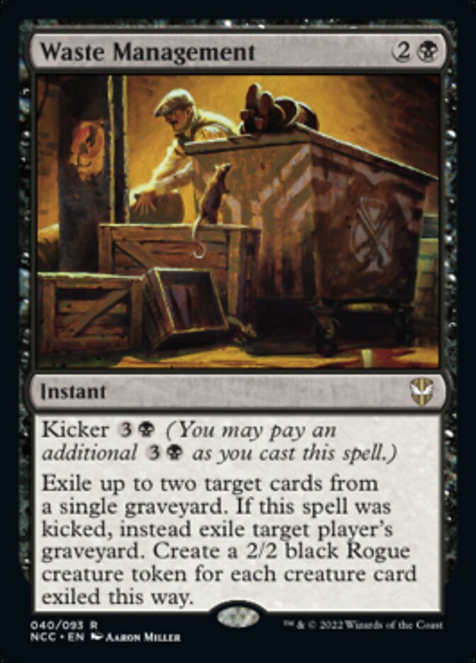 Waste Management [Streets of New Capenna Commander] MTG Single Magic: The Gathering | Red Claw Gaming