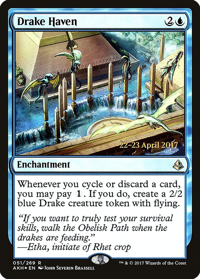 Drake Haven [Amonkhet Prerelease Promos] MTG Single Magic: The Gathering | Red Claw Gaming