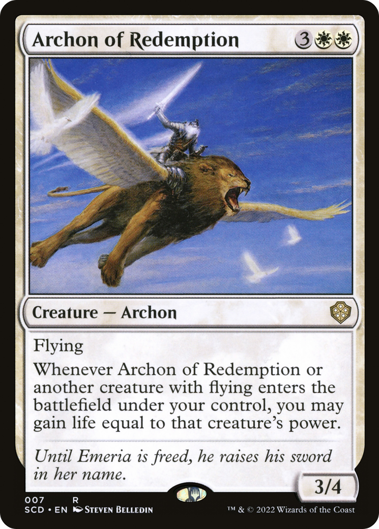 Archon of Redemption [Starter Commander Decks] MTG Single Magic: The Gathering | Red Claw Gaming