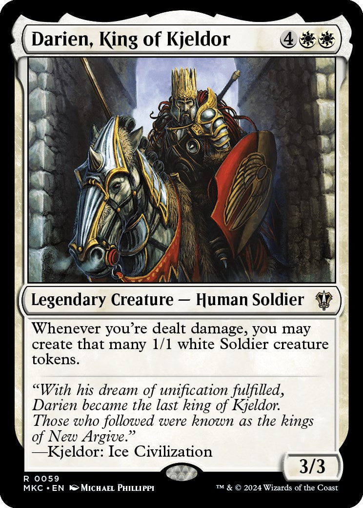 Darien, King of Kjeldor [Murders at Karlov Manor Commander] MTG Single Magic: The Gathering | Red Claw Gaming