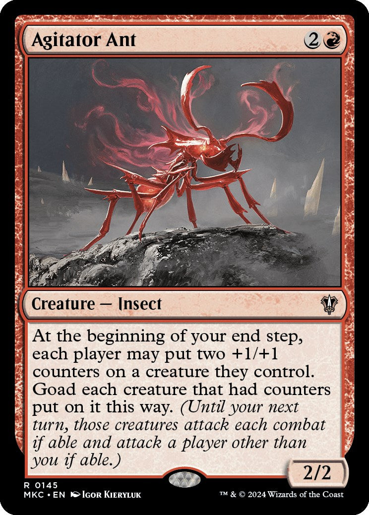 Agitator Ant [Murders at Karlov Manor Commander] MTG Single Magic: The Gathering    | Red Claw Gaming