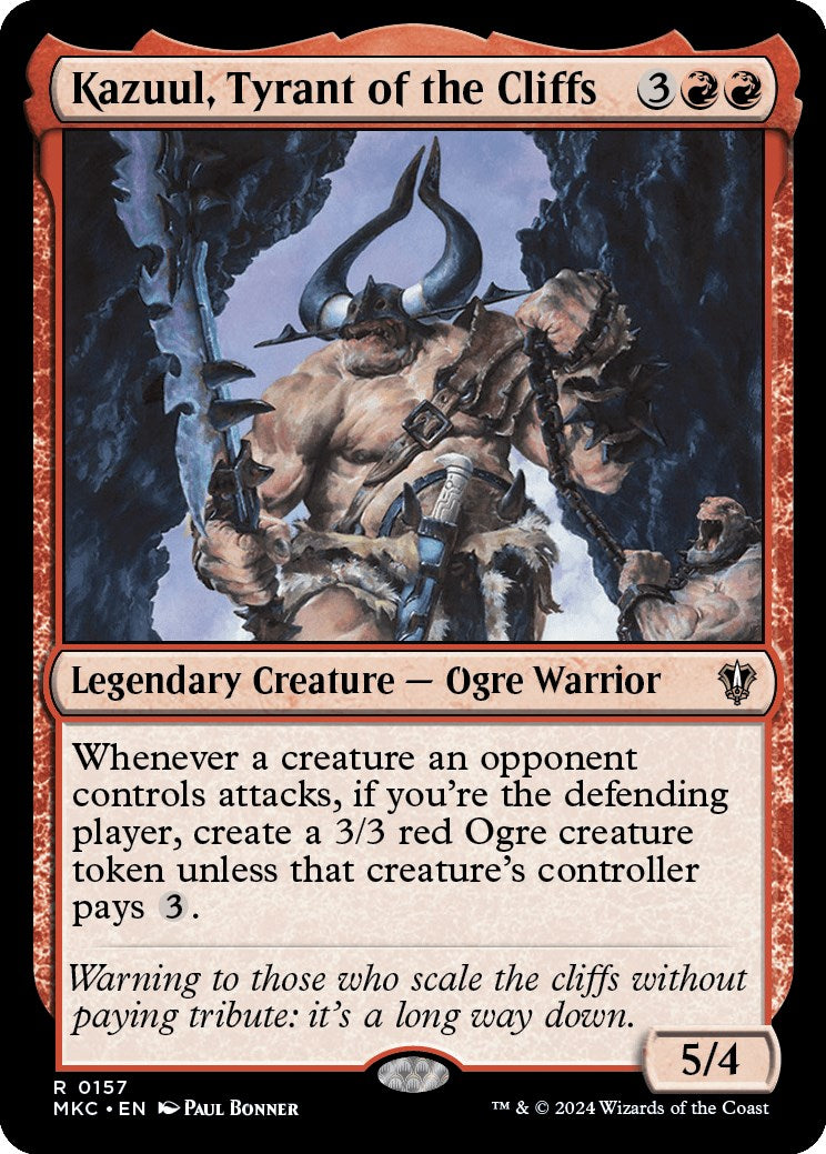Kazuul, Tyrant of the Cliffs [Murders at Karlov Manor Commander] MTG Single Magic: The Gathering | Red Claw Gaming