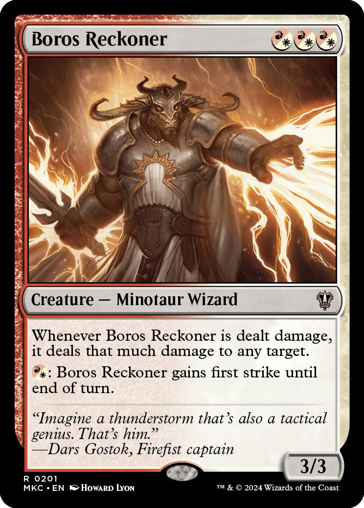 Boros Reckoner [Murders at Karlov Manor Commander] MTG Single Magic: The Gathering | Red Claw Gaming