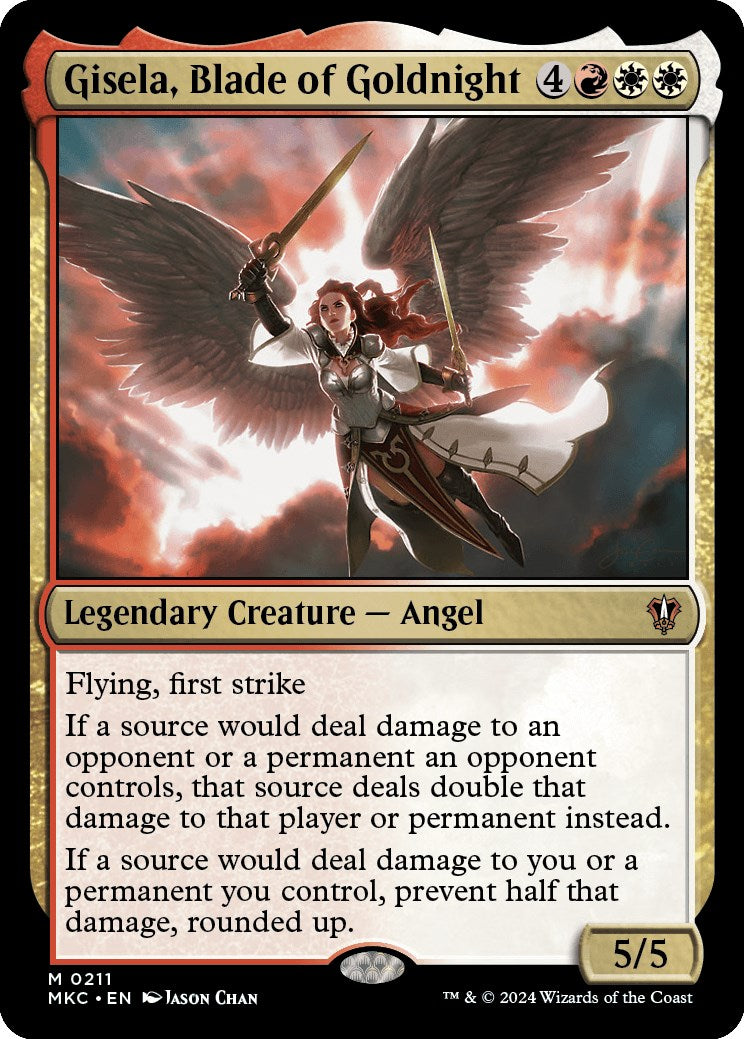 Gisela, Blade of Goldnight [Murders at Karlov Manor Commander] MTG Single Magic: The Gathering | Red Claw Gaming
