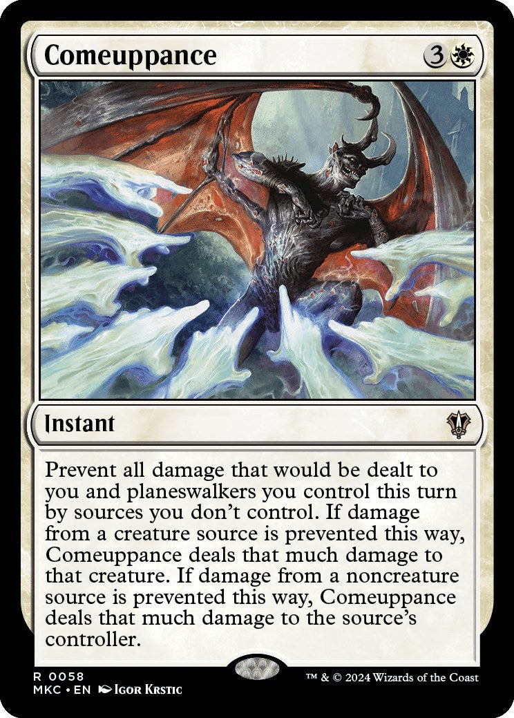 Comeuppance [Murders at Karlov Manor Commander] MTG Single Magic: The Gathering    | Red Claw Gaming