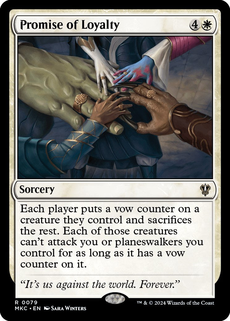 Promise of Loyalty [Murders at Karlov Manor Commander] MTG Single Magic: The Gathering    | Red Claw Gaming