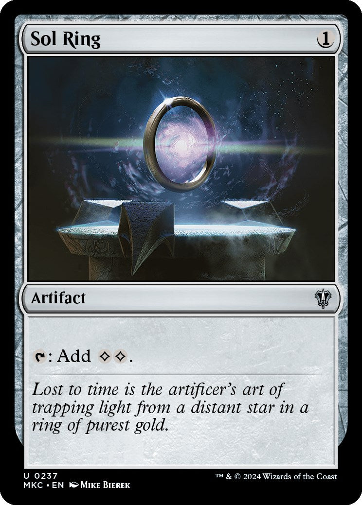 Sol Ring [Murders at Karlov Manor Commander] MTG Single Magic: The Gathering | Red Claw Gaming