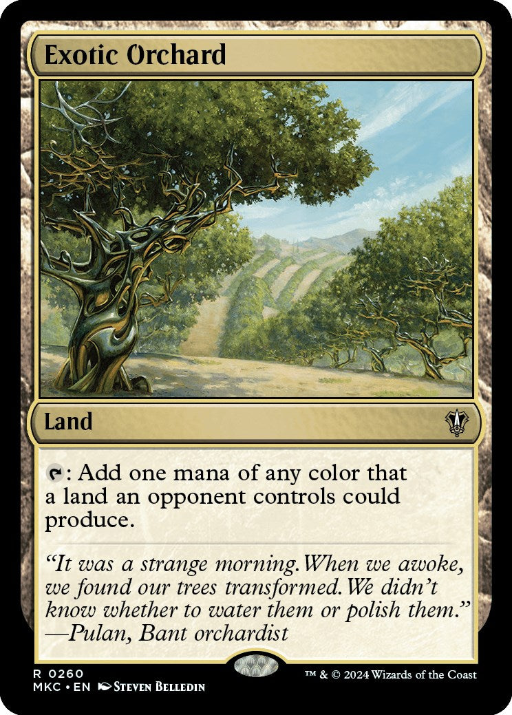 Exotic Orchard [Murders at Karlov Manor Commander] MTG Single Magic: The Gathering | Red Claw Gaming