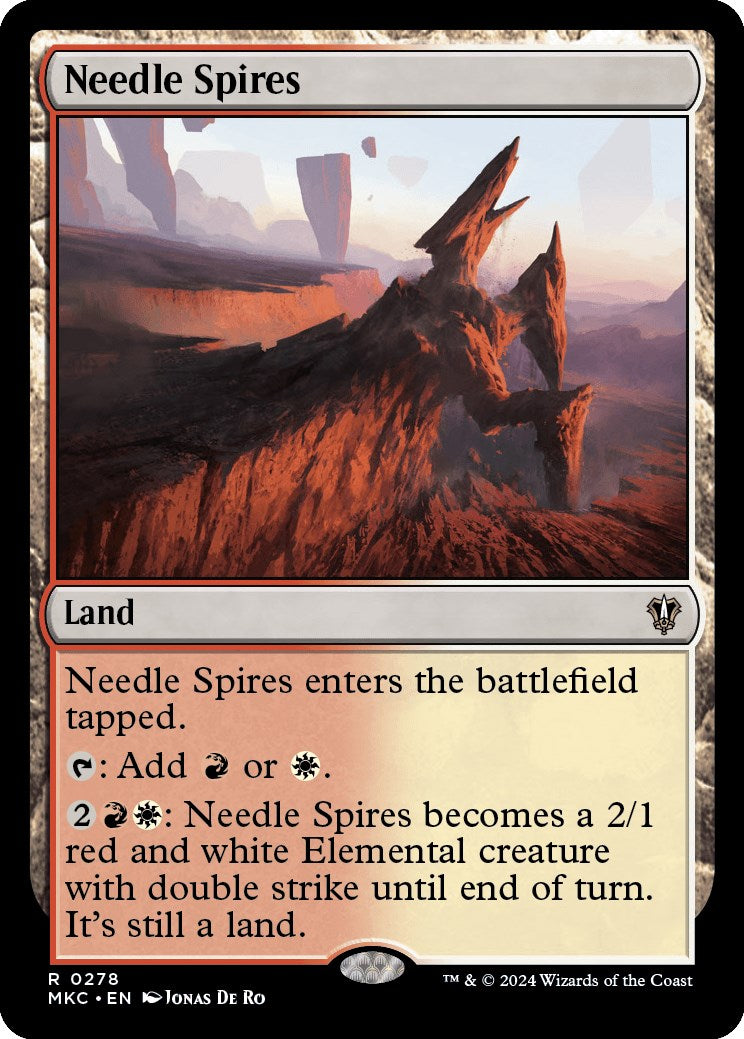 Needle Spires [Murders at Karlov Manor Commander] MTG Single Magic: The Gathering    | Red Claw Gaming