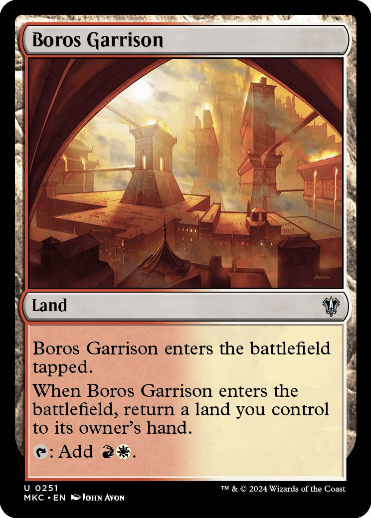 Boros Garrison [Murders at Karlov Manor Commander] MTG Single Magic: The Gathering | Red Claw Gaming