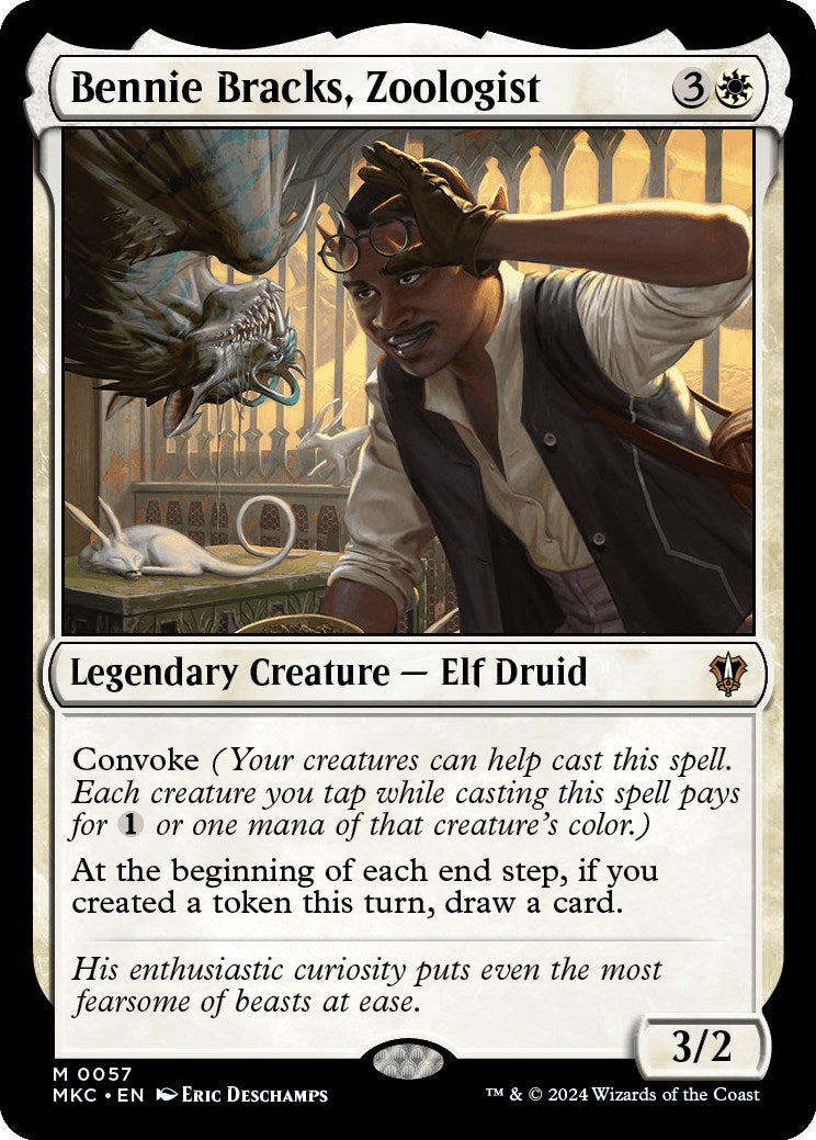 Bennie Bracks, Zoologist [Murders at Karlov Manor Commander] MTG Single Magic: The Gathering | Red Claw Gaming