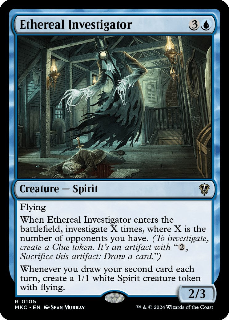 Ethereal Investigator [Murders at Karlov Manor Commander] MTG Single Magic: The Gathering    | Red Claw Gaming