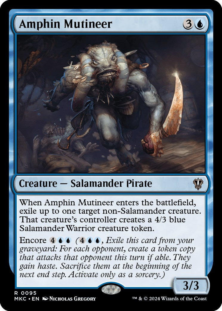 Amphin Mutineer [Murders at Karlov Manor Commander] MTG Single Magic: The Gathering | Red Claw Gaming