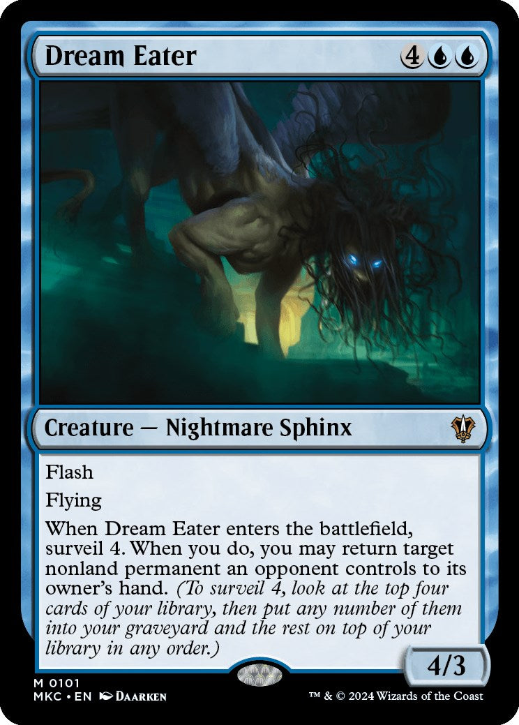 Dream Eater [Murders at Karlov Manor Commander] MTG Single Magic: The Gathering    | Red Claw Gaming