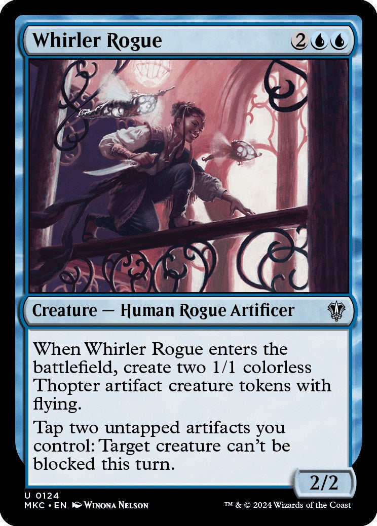 Whirler Rogue [Murders at Karlov Manor Commander] MTG Single Magic: The Gathering    | Red Claw Gaming