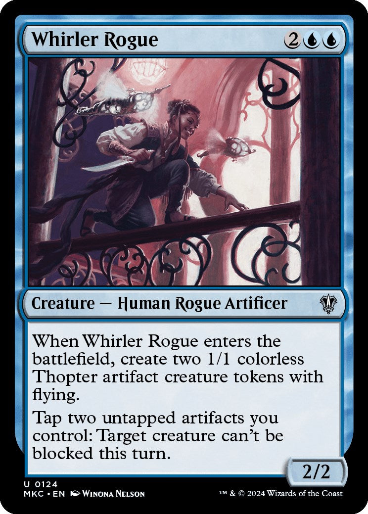 Whirler Rogue [Murders at Karlov Manor Commander] MTG Single Magic: The Gathering | Red Claw Gaming