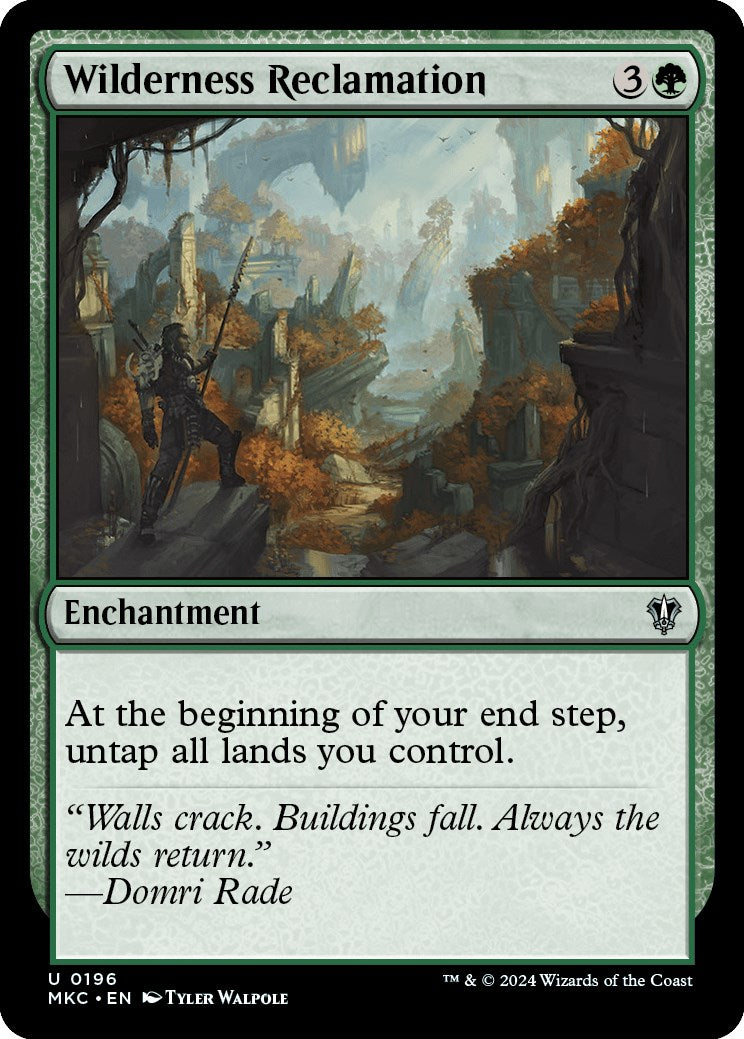 Wilderness Reclamation [Murders at Karlov Manor Commander] MTG Single Magic: The Gathering | Red Claw Gaming