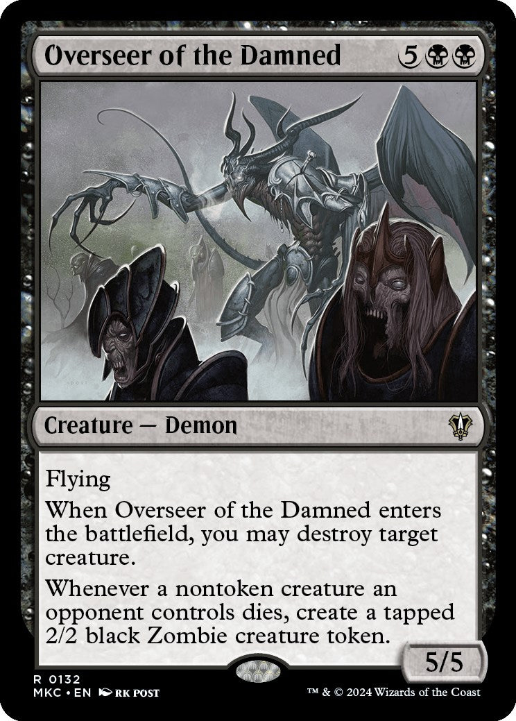 Overseer of the Damned [Murders at Karlov Manor Commander] MTG Single Magic: The Gathering    | Red Claw Gaming