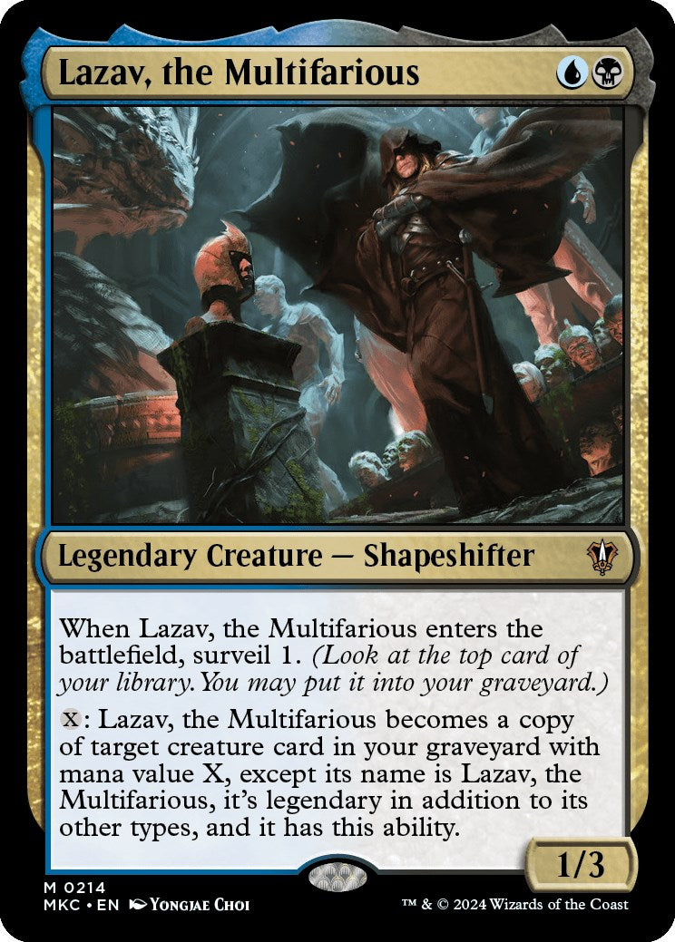 Lazav, the Multifarious [Murders at Karlov Manor Commander] MTG Single Magic: The Gathering | Red Claw Gaming