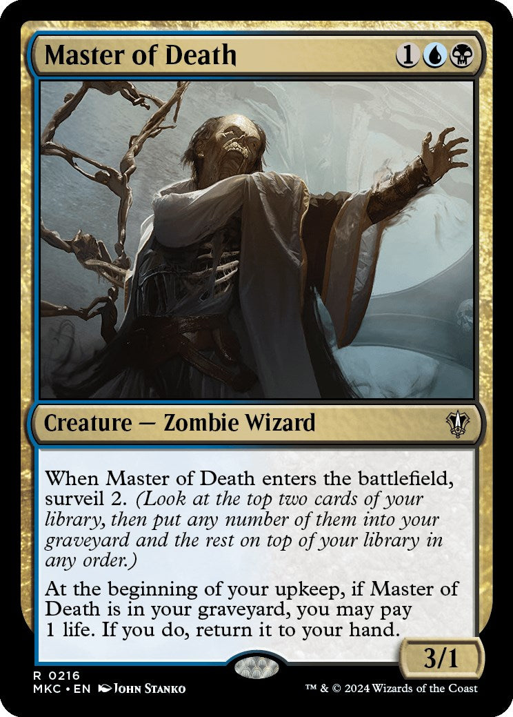 Master of Death [Murders at Karlov Manor Commander] MTG Single Magic: The Gathering | Red Claw Gaming