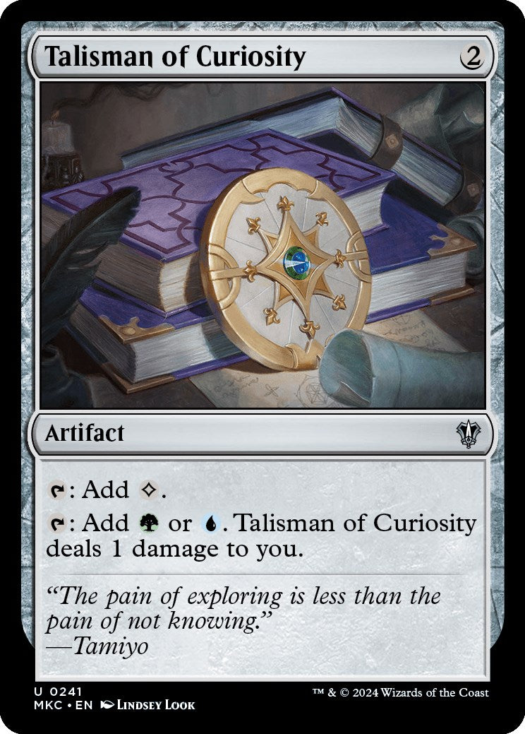 Talisman of Curiosity [Murders at Karlov Manor Commander] MTG Single Magic: The Gathering | Red Claw Gaming