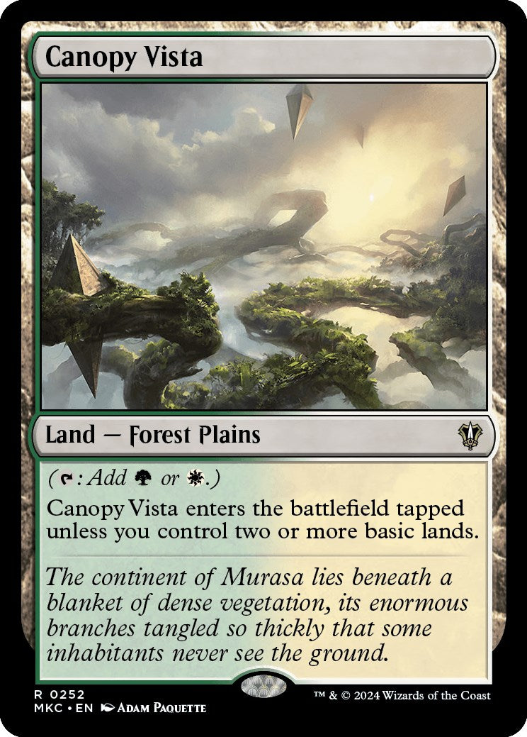Canopy Vista [Murders at Karlov Manor Commander] MTG Single Magic: The Gathering    | Red Claw Gaming