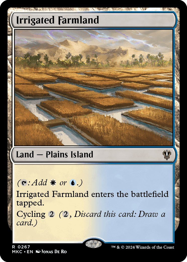Irrigated Farmland [Murders at Karlov Manor Commander] MTG Single Magic: The Gathering | Red Claw Gaming