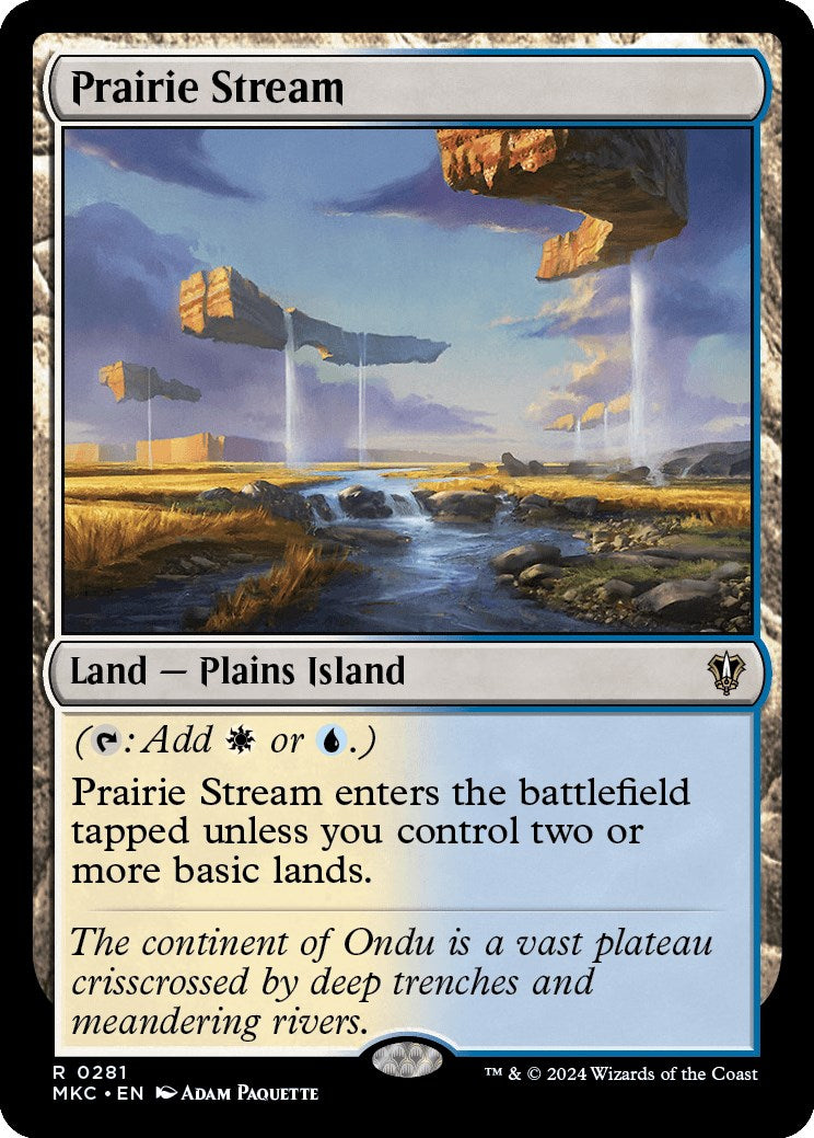 Prairie Stream [Murders at Karlov Manor Commander] MTG Single Magic: The Gathering | Red Claw Gaming