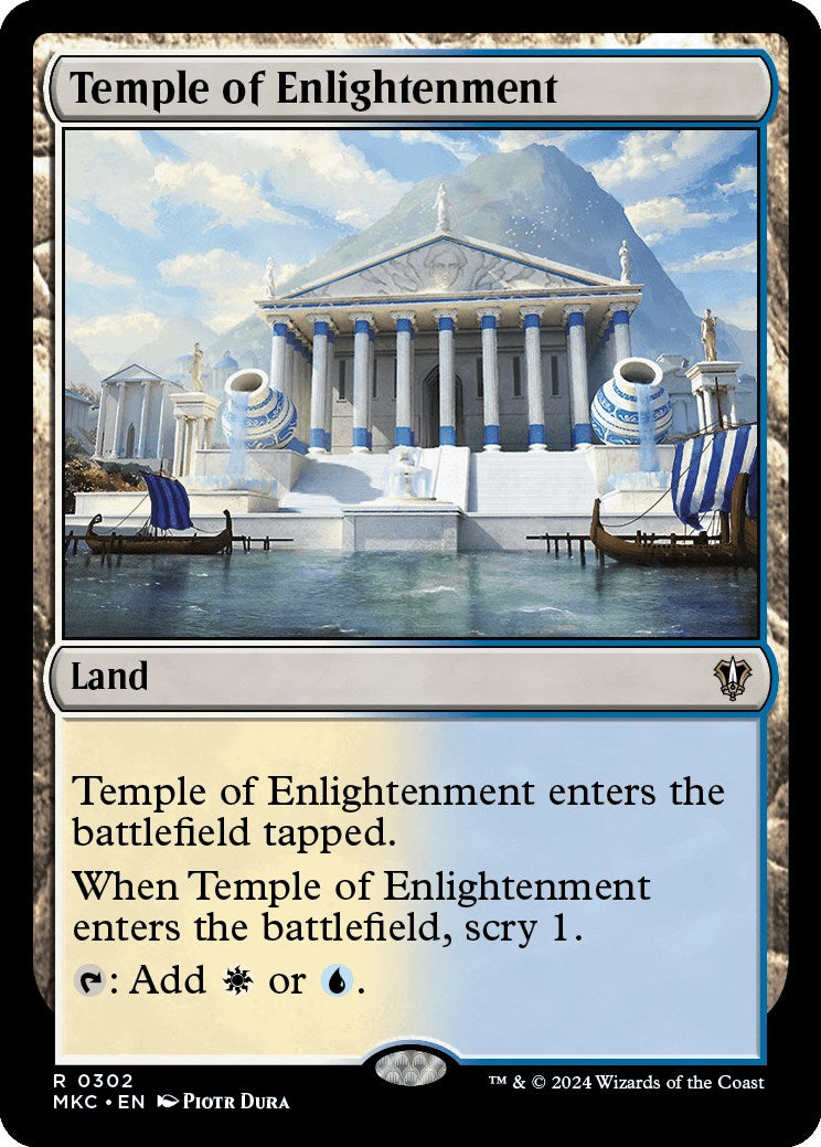 Temple of Enlightenment [Murders at Karlov Manor Commander] MTG Single Magic: The Gathering | Red Claw Gaming