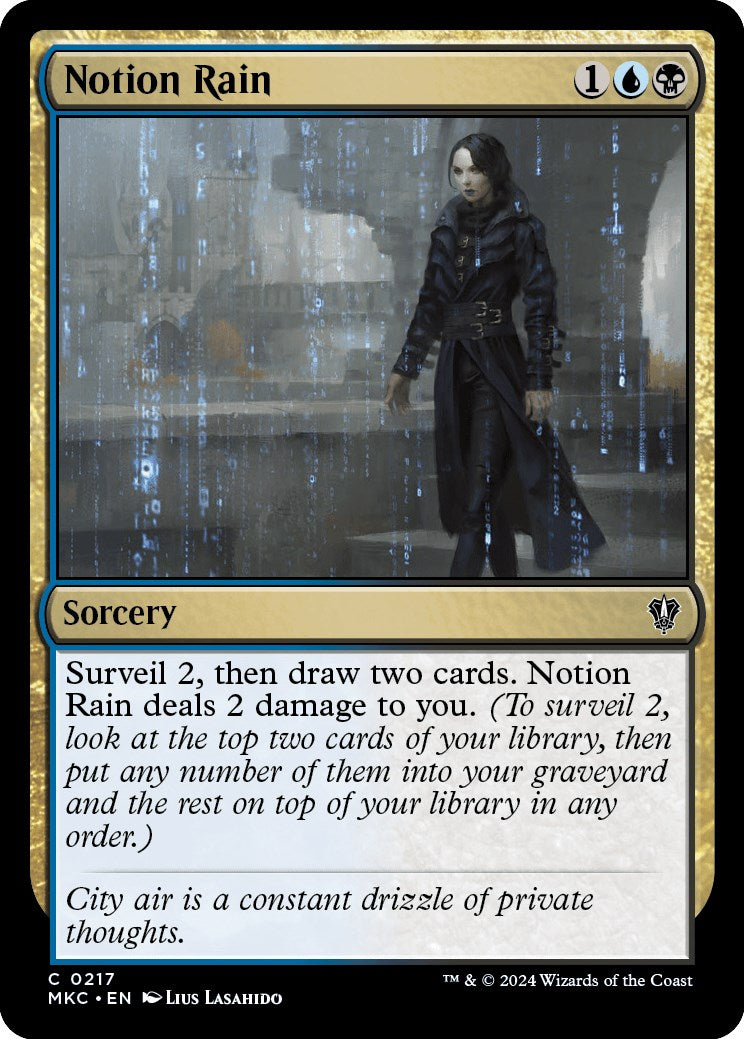 Notion Rain [Murders at Karlov Manor Commander] MTG Single Magic: The Gathering    | Red Claw Gaming