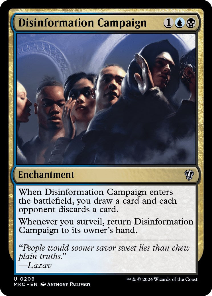 Disinformation Campaign [Murders at Karlov Manor Commander] MTG Single Magic: The Gathering | Red Claw Gaming