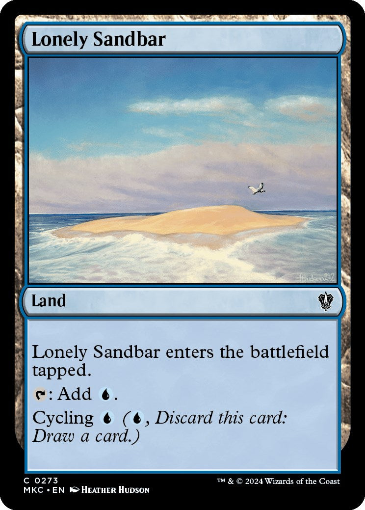Lonely Sandbar [Murders at Karlov Manor Commander] MTG Single Magic: The Gathering | Red Claw Gaming