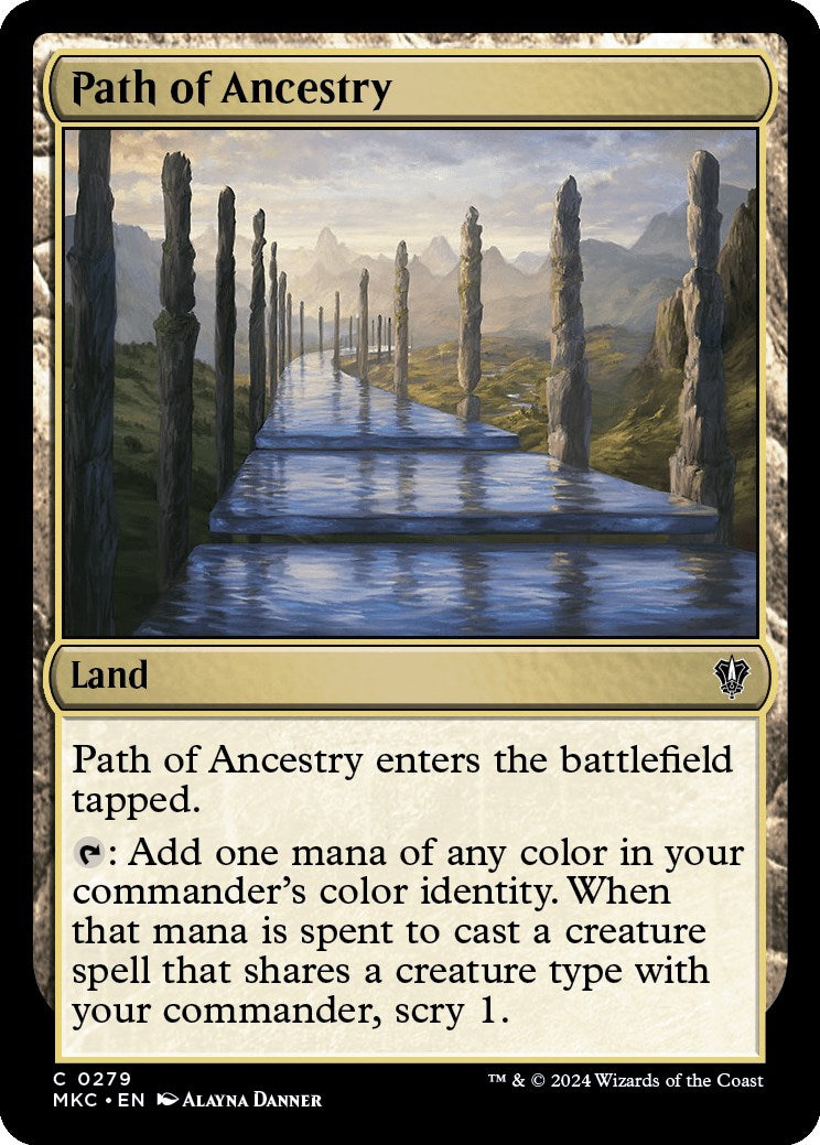 Path of Ancestry [Murders at Karlov Manor Commander] MTG Single Magic: The Gathering    | Red Claw Gaming