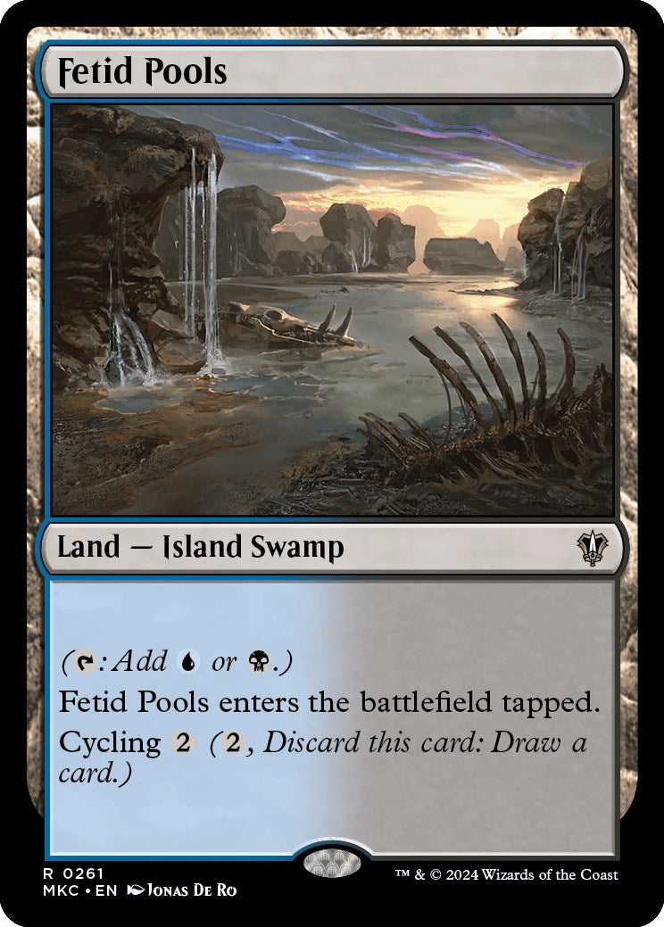 Fetid Pools [Murders at Karlov Manor Commander] MTG Single Magic: The Gathering | Red Claw Gaming